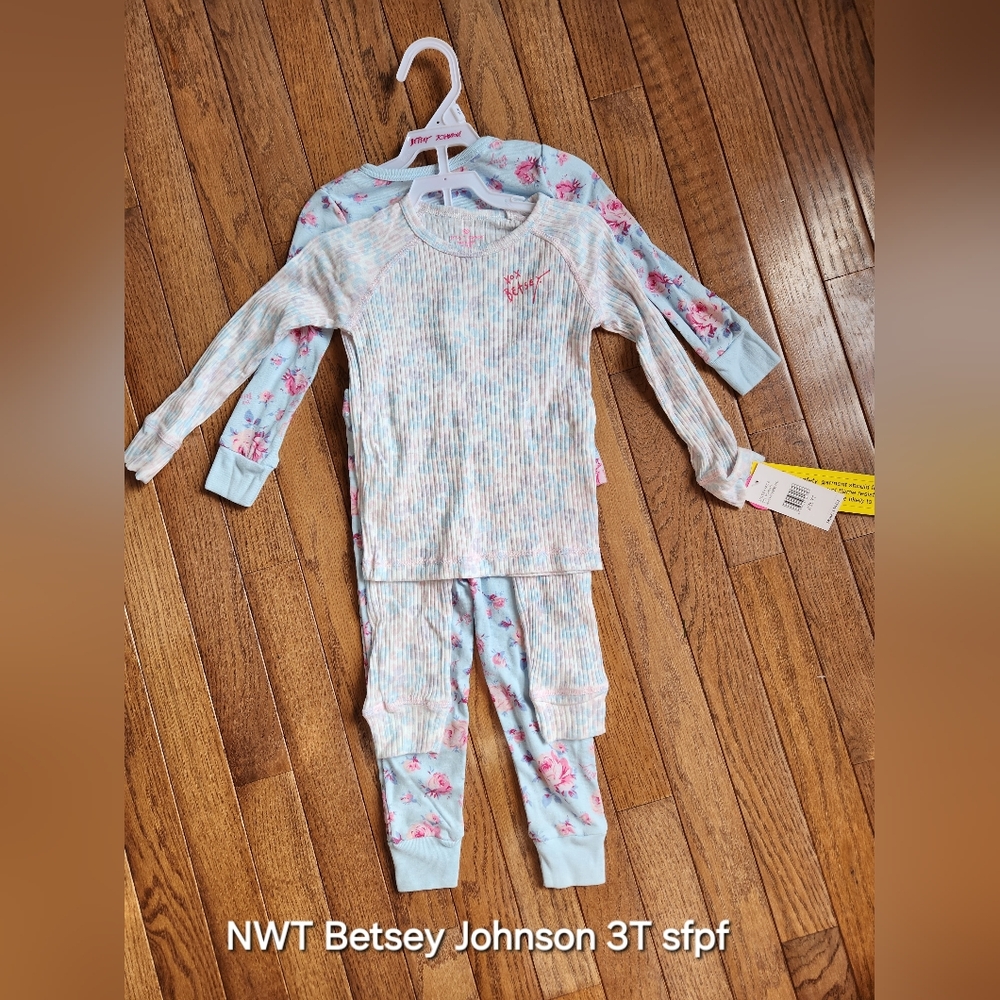 NWT Betsey Johnson Girl Pajama Sets